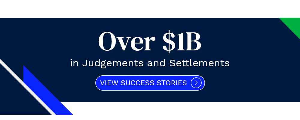 Over $1B in Judgements & Settlements
